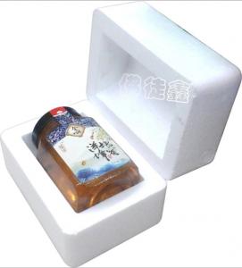 600ml蜂蜜玻璃瓶/老干媽塑料瓶快遞物流防摔震抗壓加密泡沫保護盒